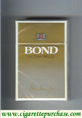 Bond Ultra Mild cigarettes Sweden